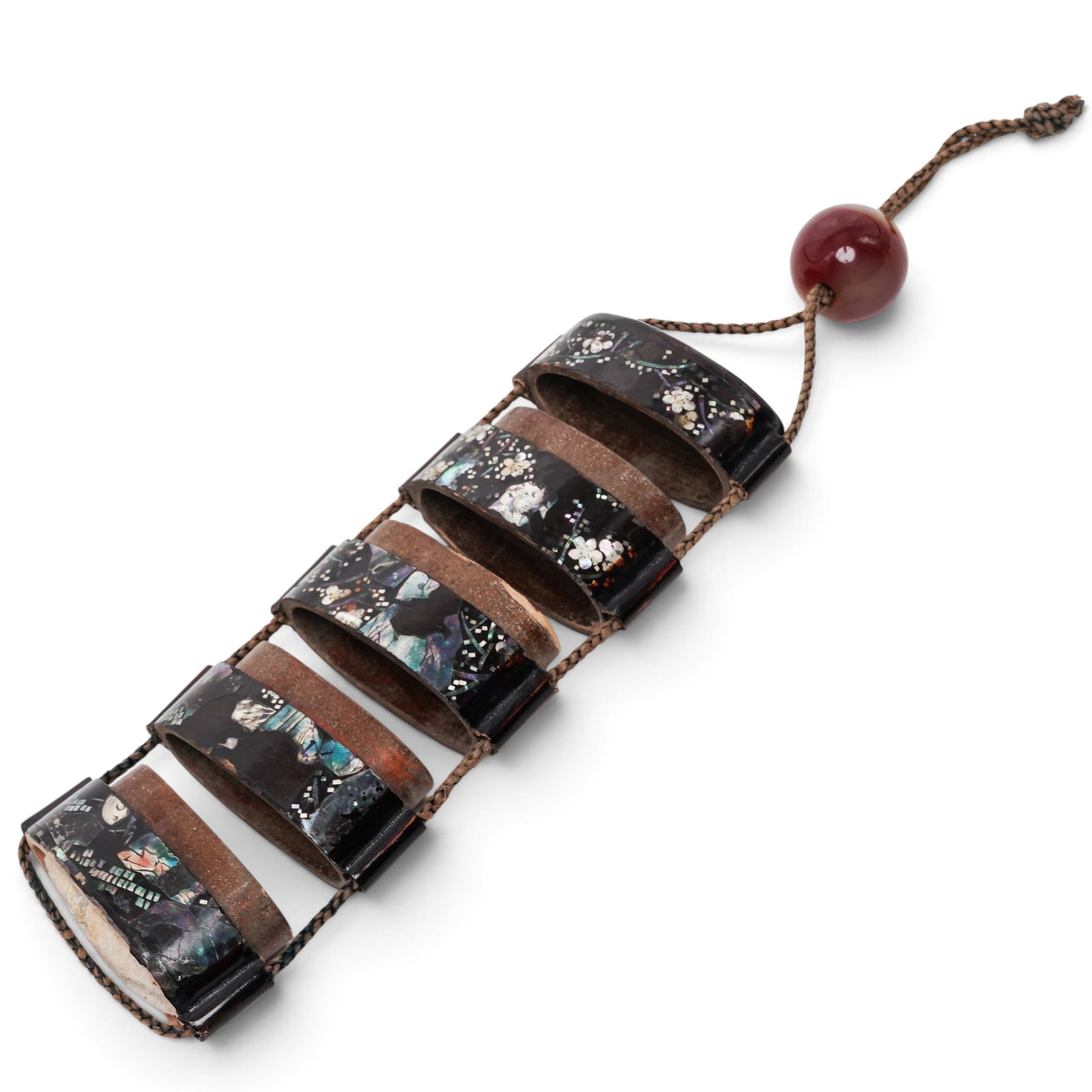 Japanese Edo Lacquered MOP Inlaid Inro (1 of 4)