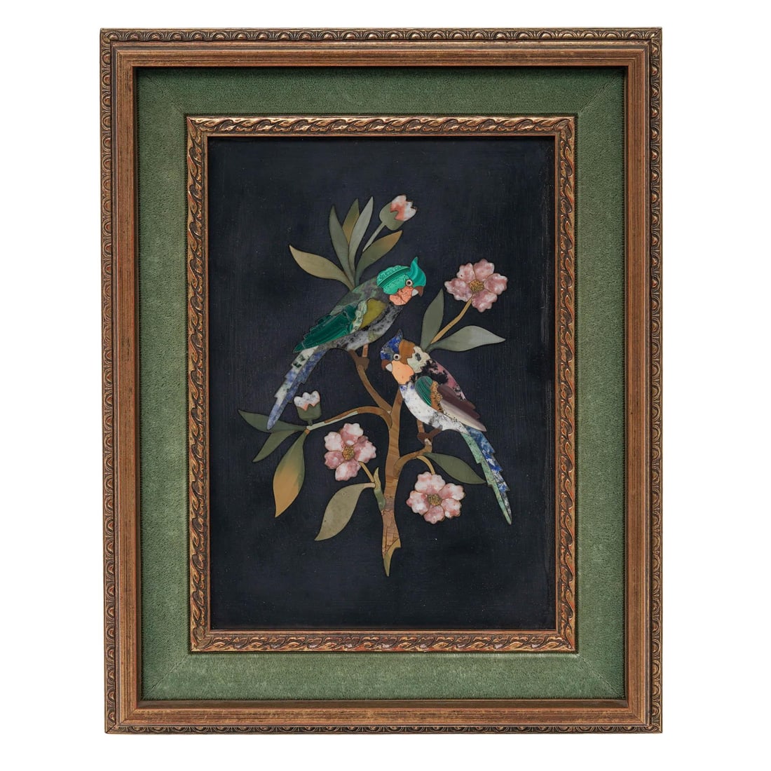 Pietra Dura Florentine Stone Mosaic Wall Plaque (1 of 6)
