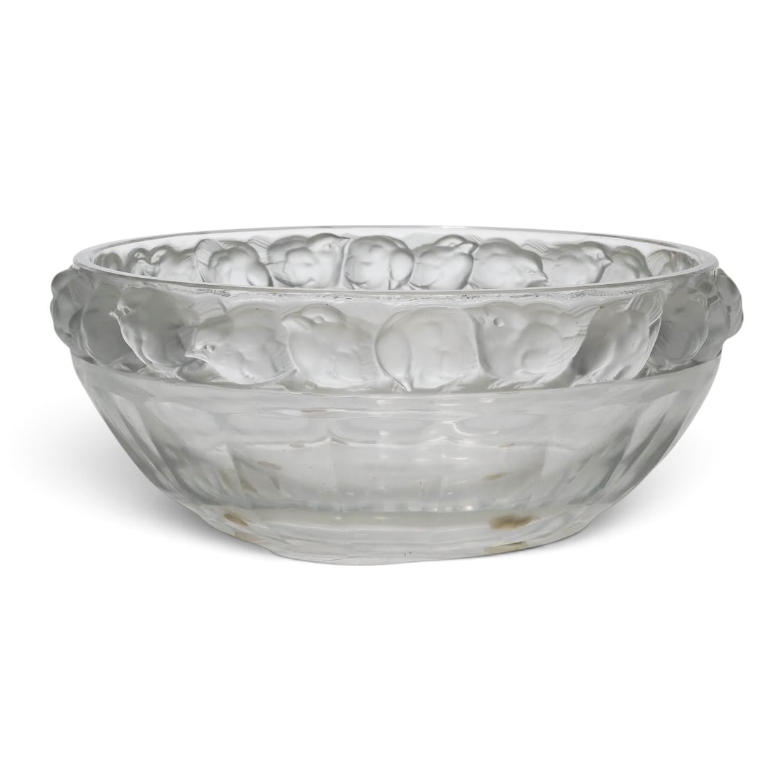 Lalique "Mesanges" Crystal Bowl (1 of 4)