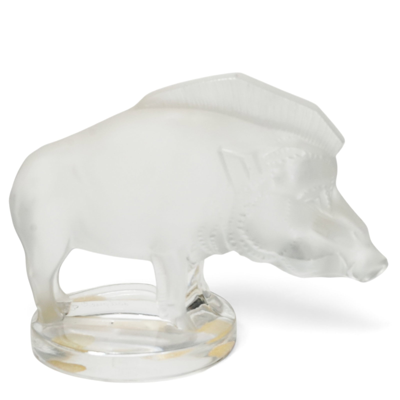 Lalique "Sanglier" Boar Crystal Paperweight (1 of 6)