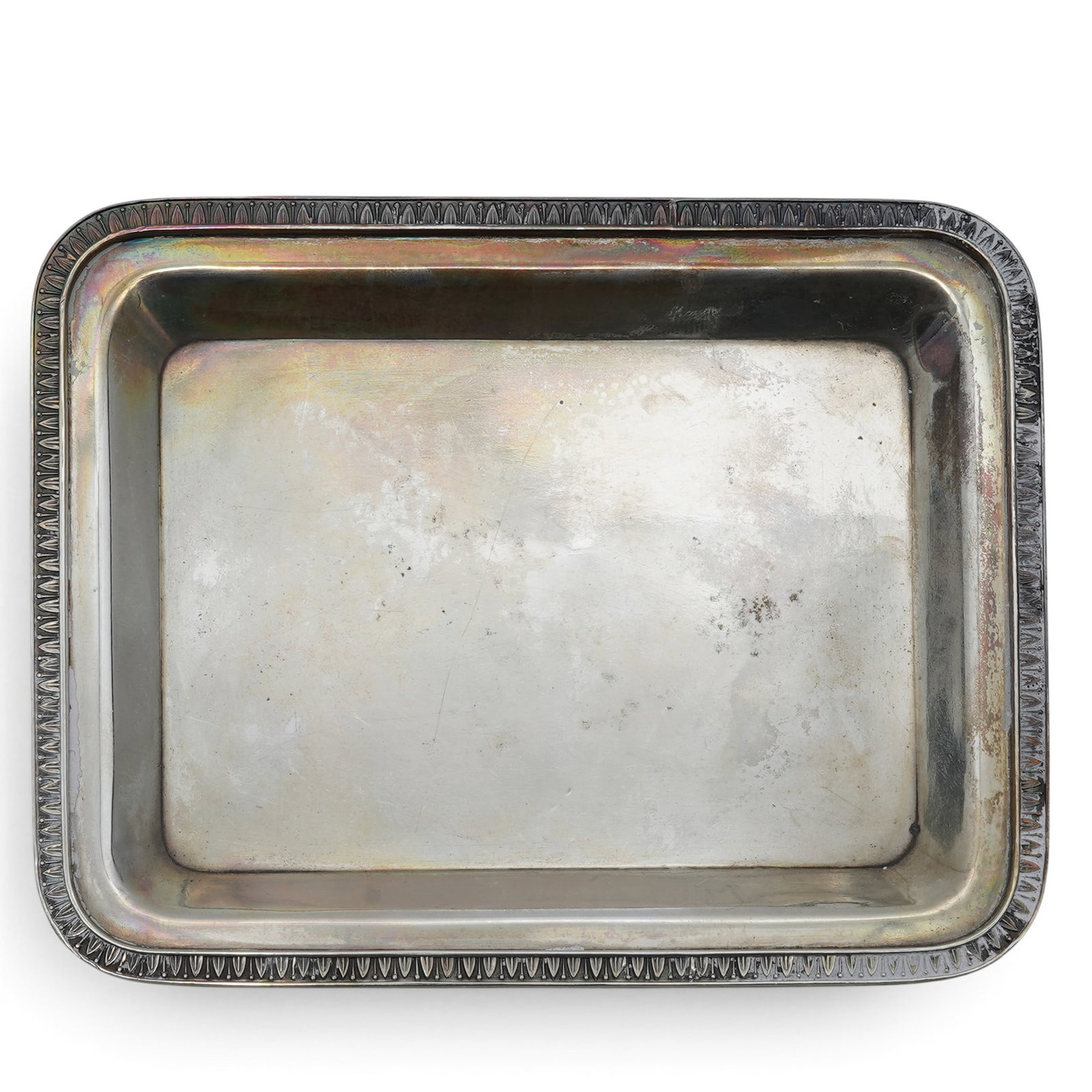 800 Silver Rectangular Card Tray - 2