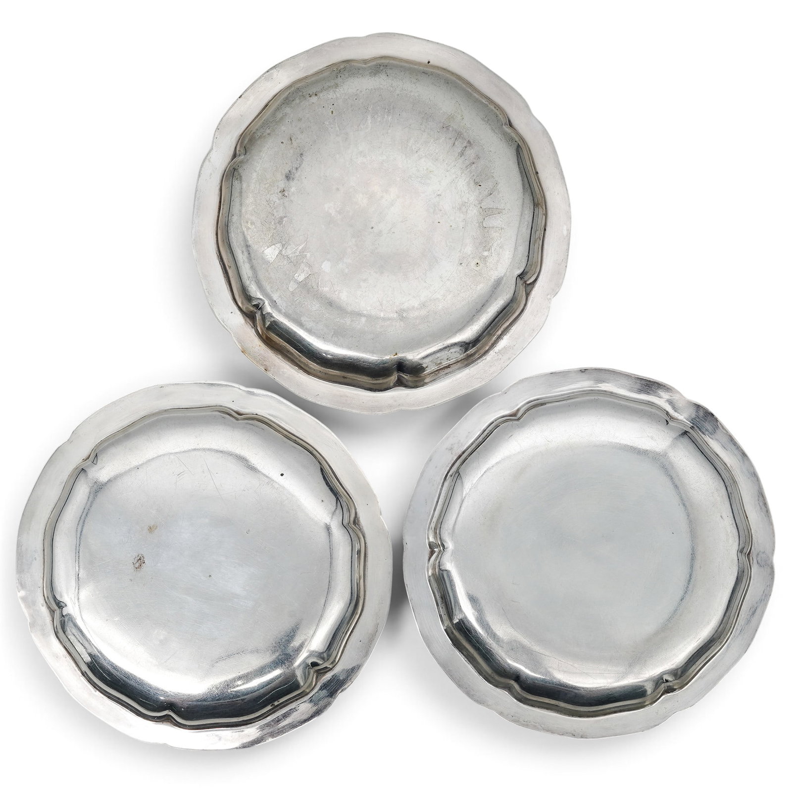 (14 Pc) Italian 800 Solid Silver Trays - 10
