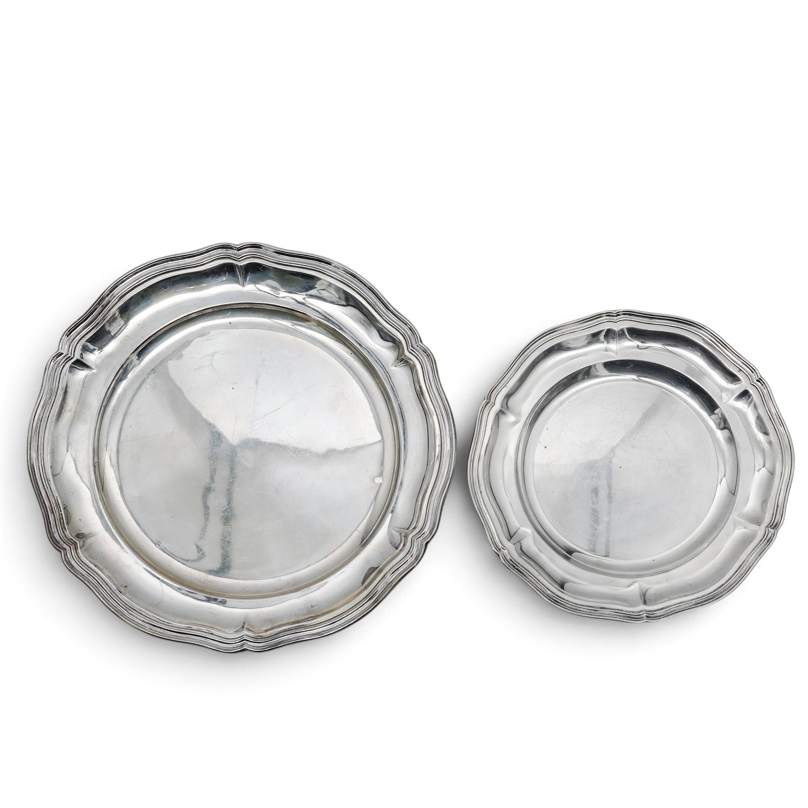 (14 Pc) Italian 800 Solid Silver Trays - 2