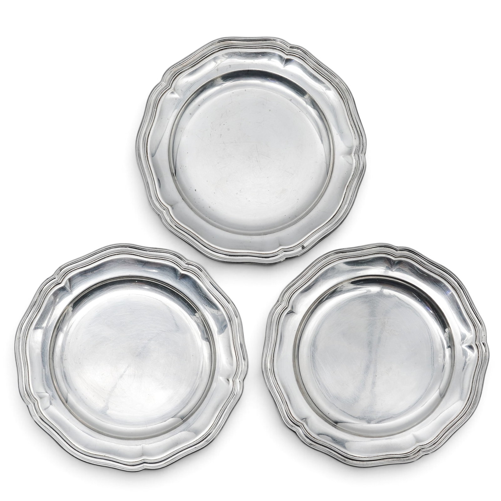 (14 Pc) Italian 800 Solid Silver Trays - 6