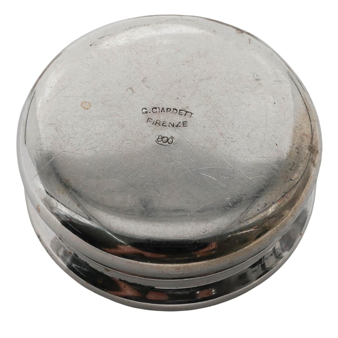 (5 pc) 800 Silver Antique Snuff Boxes - 6
