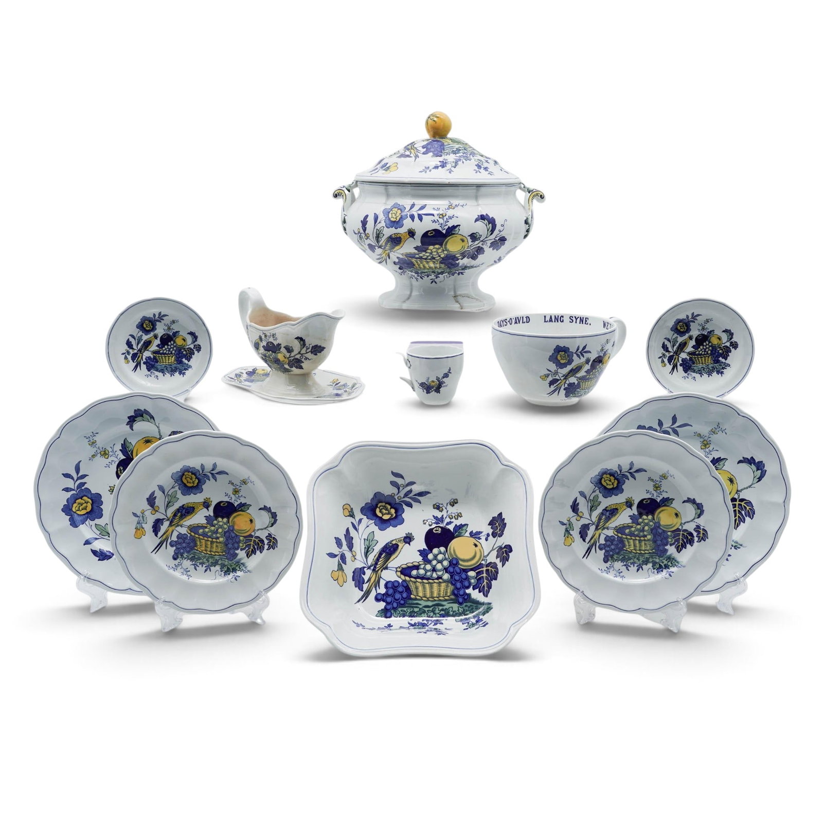 (88 pc) Copeland Spode Blue Bird Porcelain Service (1 of 16)