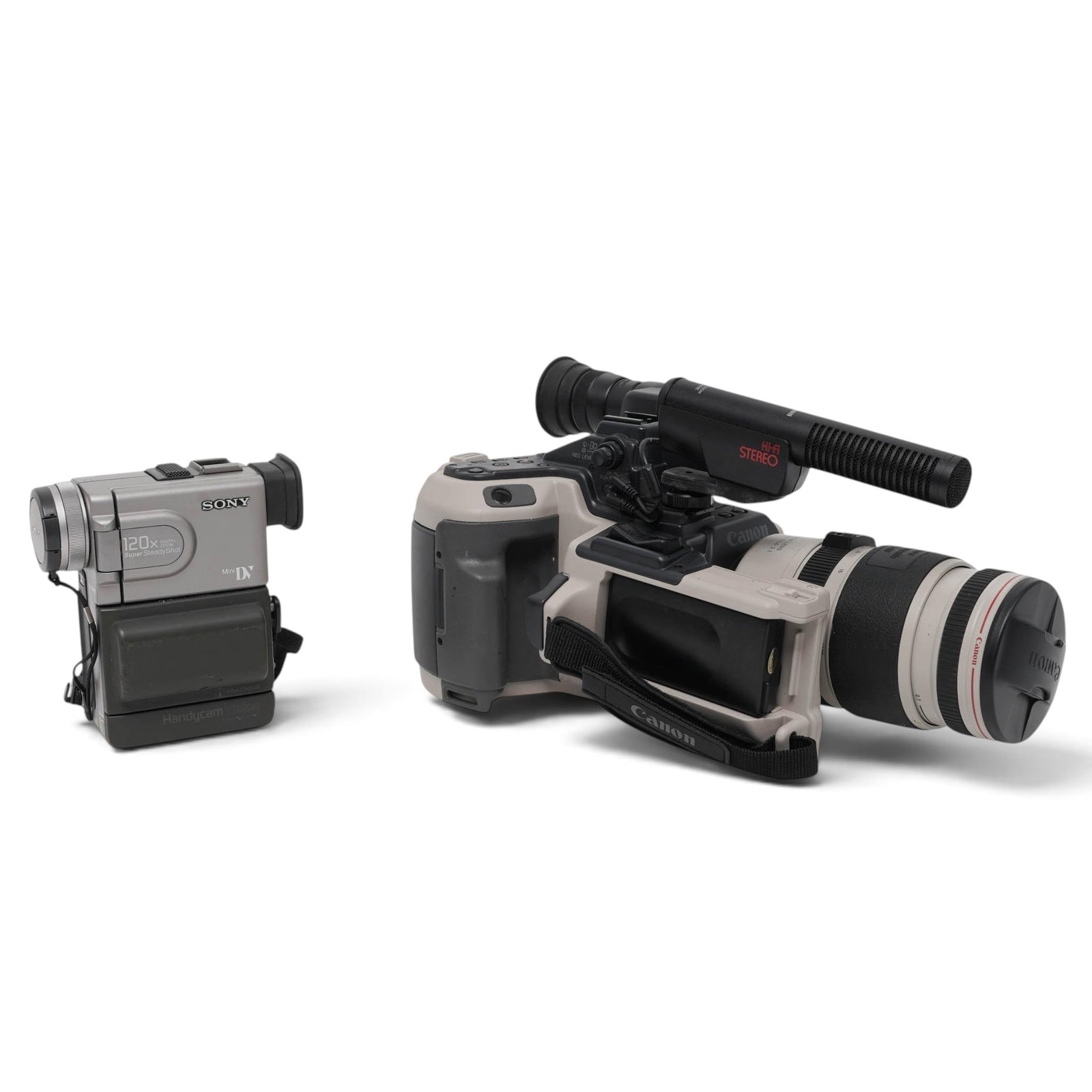 (2 pc) Canon L1 8mm Camera/Recorder & Sony Handycam Vision DCR-PC7 NTSC (1 of 14)