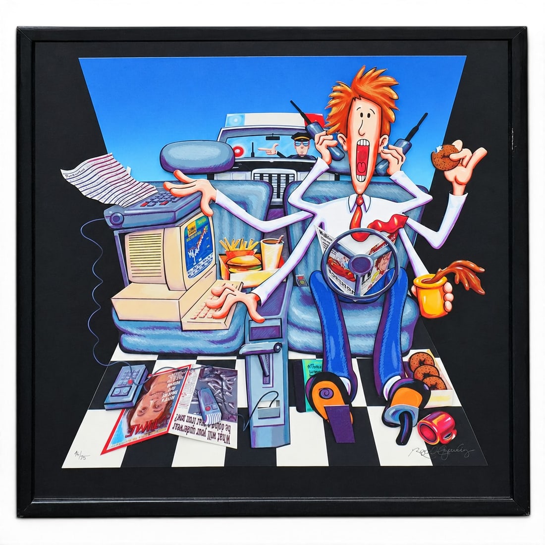 Roark Gourley 3D Mixed Media Painting (1 of 5)