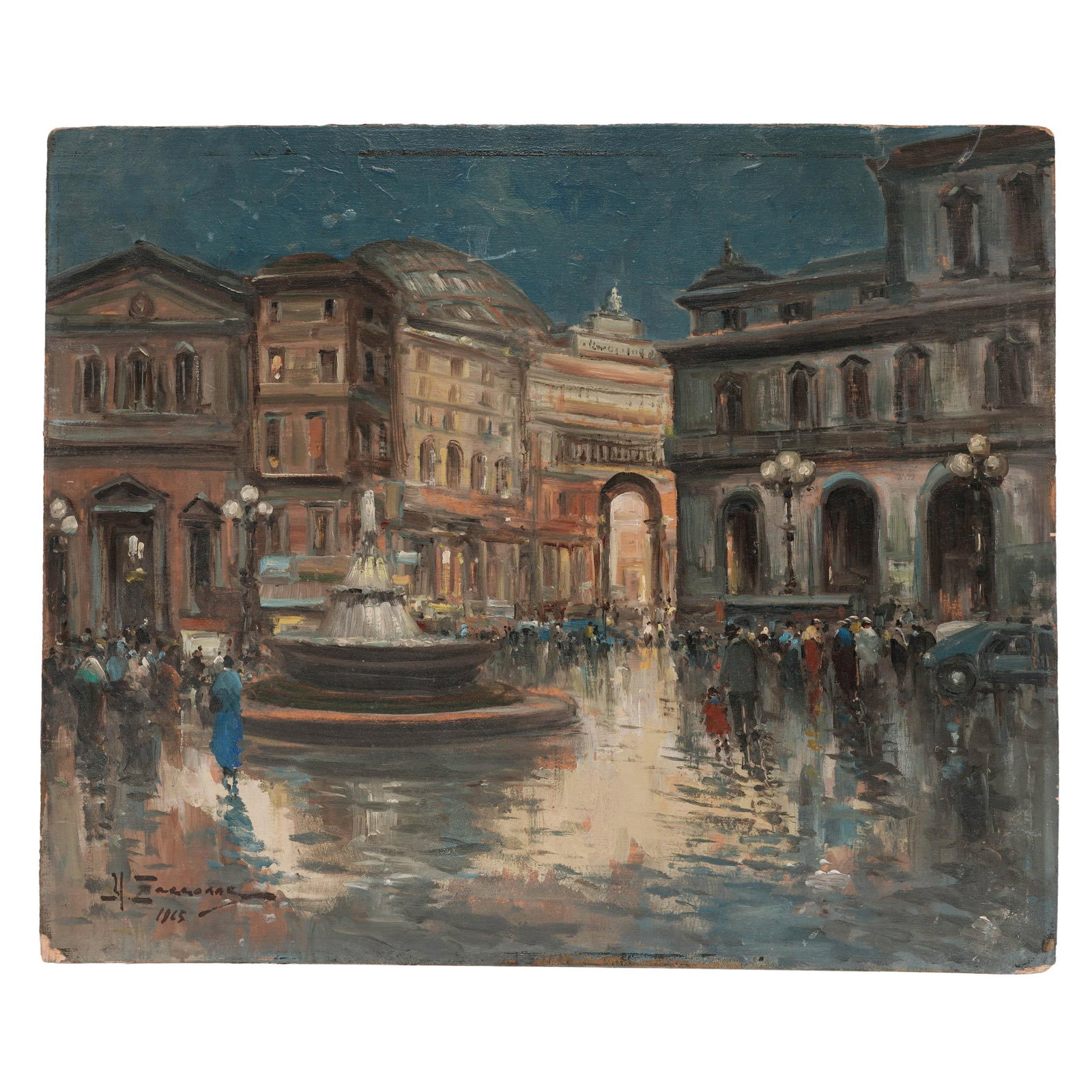 Post-Impressionist Iconic Palais Garnier Opera House Oil on Canvas (1 of 4)