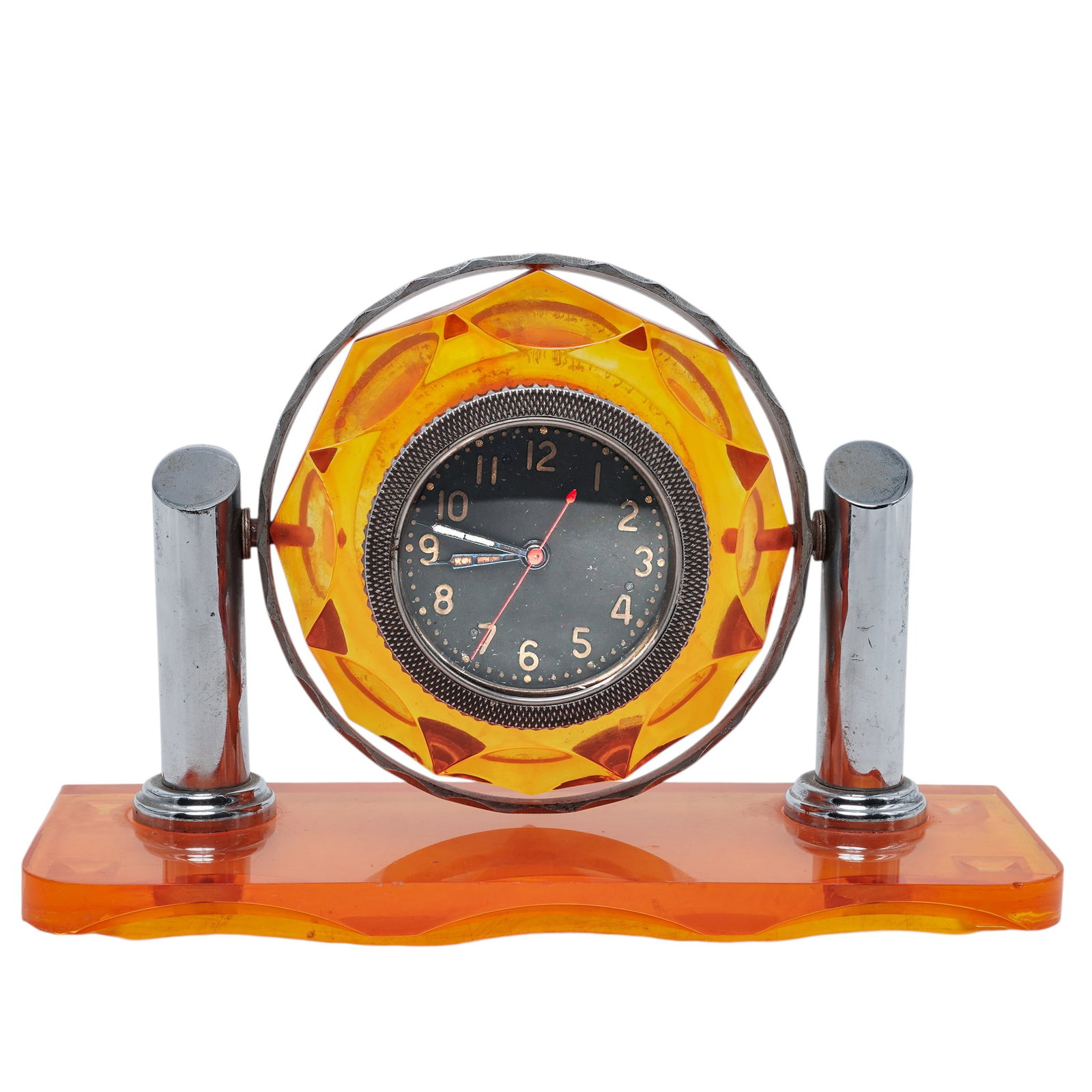 Chelyabinsk Watch Factory Soviet-Era Desk Clock (1 of 8)
