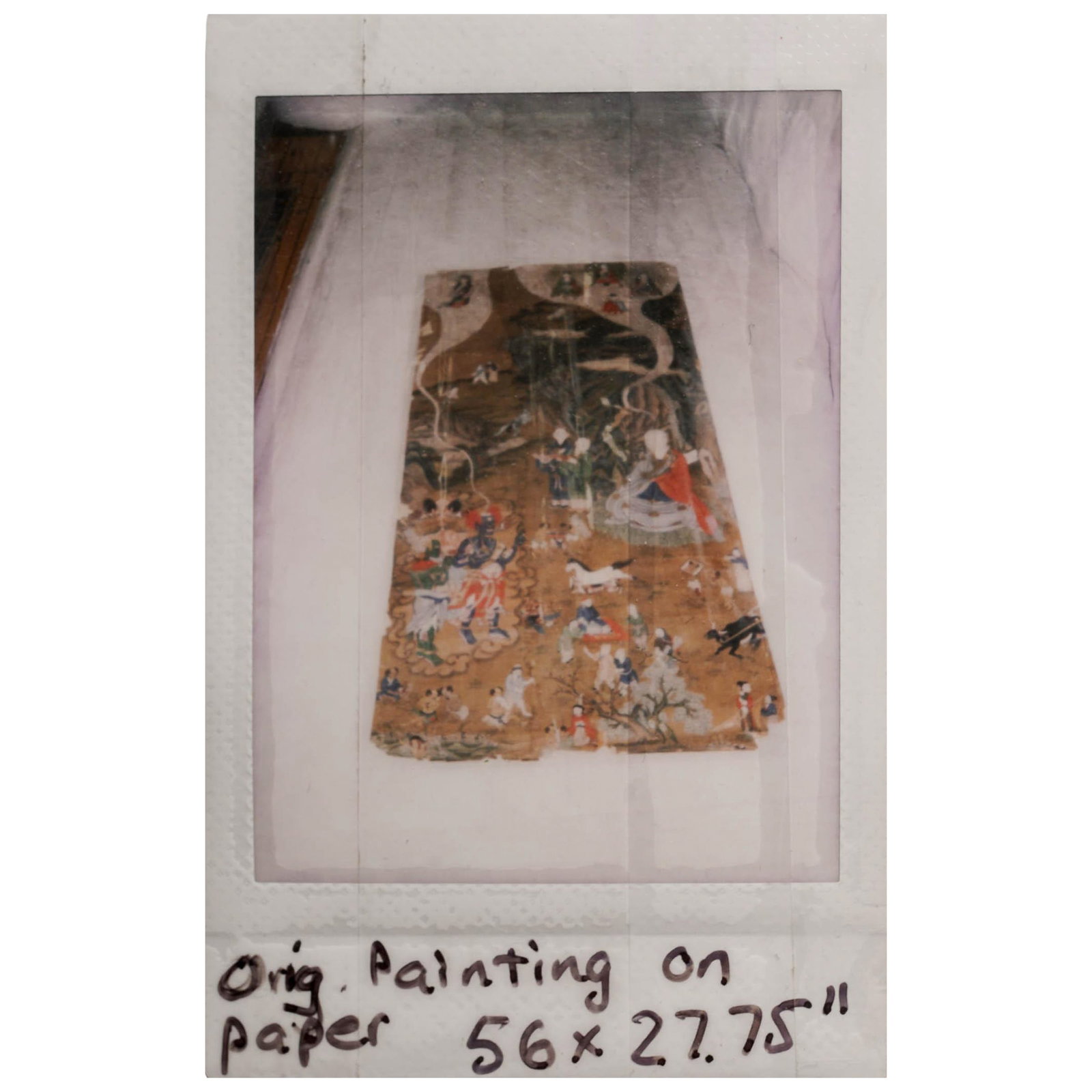 Antique Buddhist Luohan Arhat Scroll - 10
