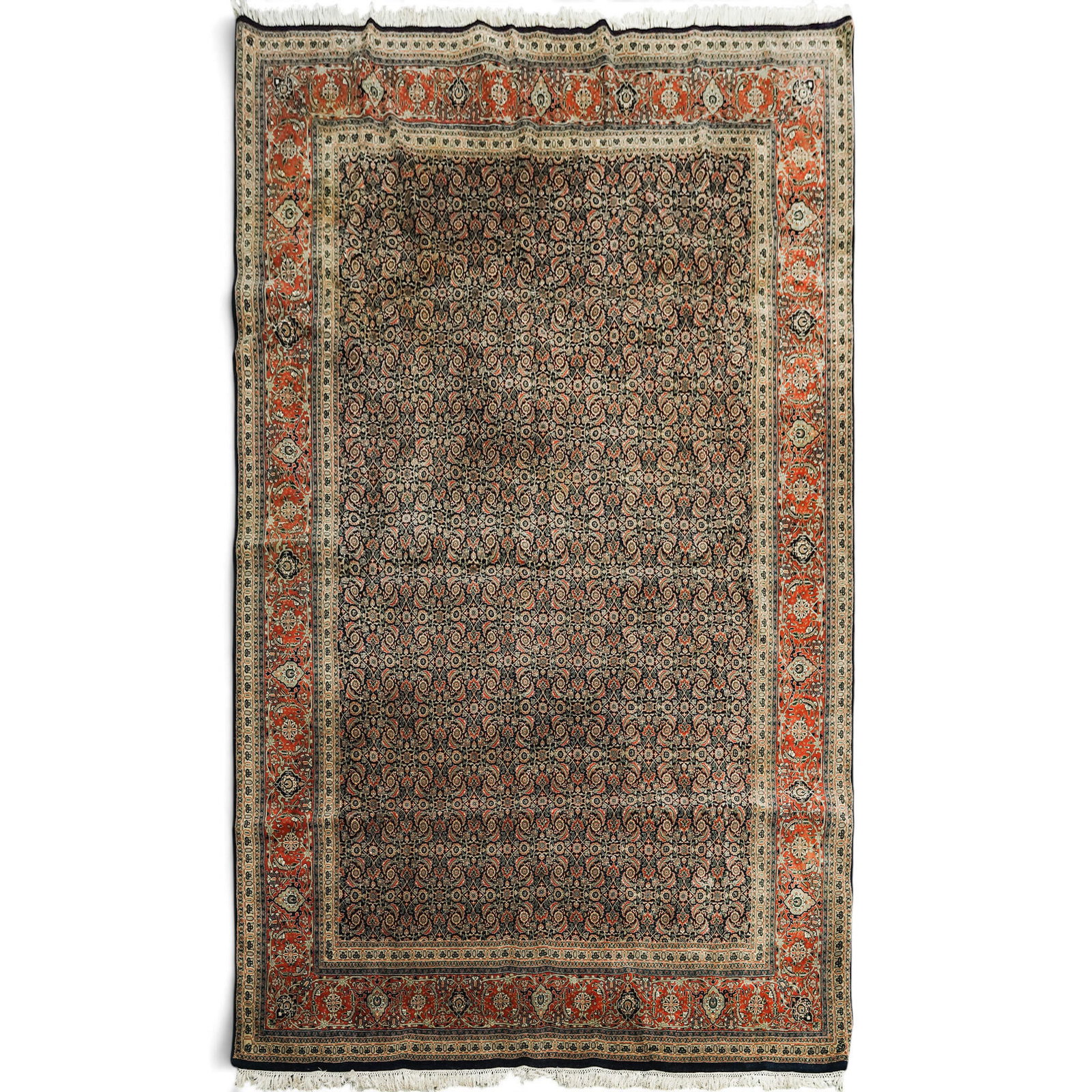 Large Persian Tabriz Herati Wool Rug (1 of 5)