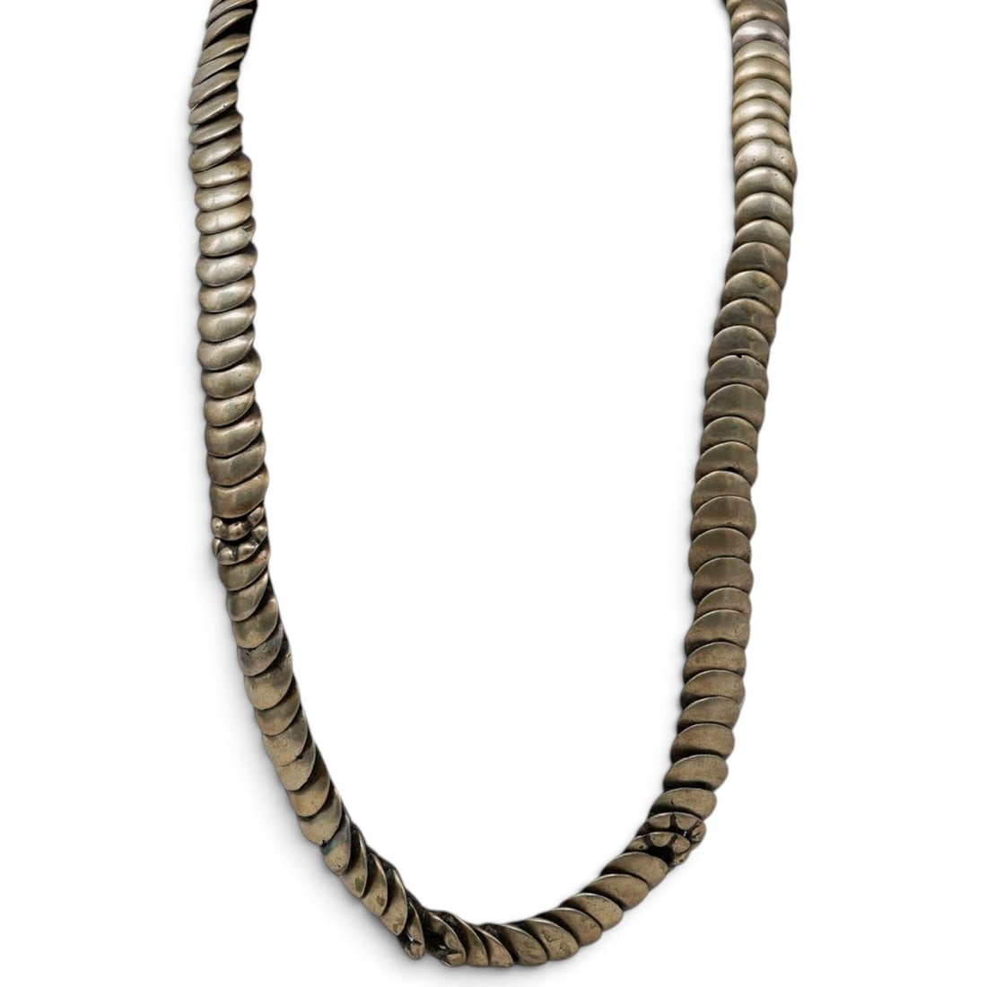 Indian Adivasi Tribal Brass Beaded Necklace (1 of 5)
