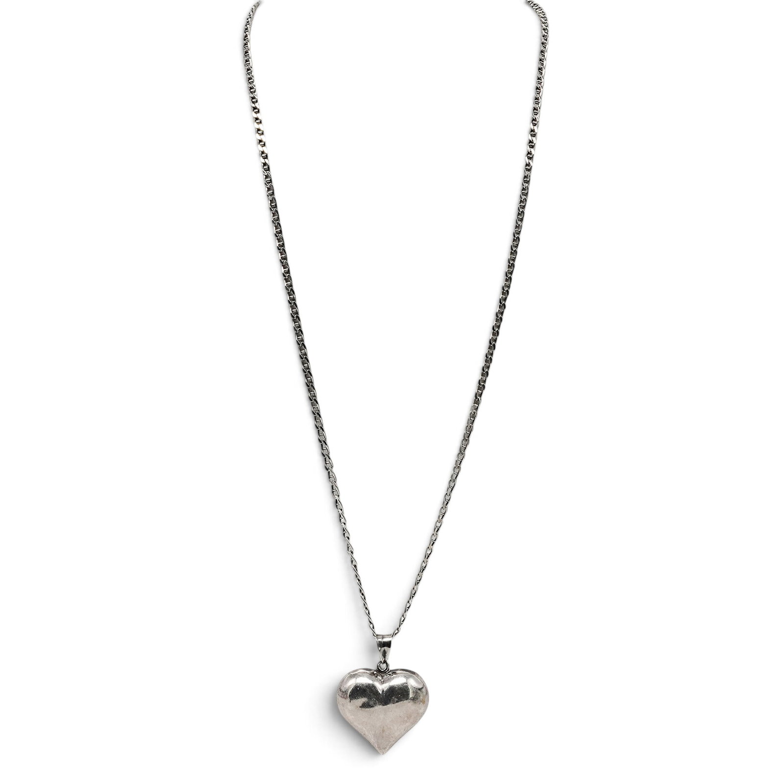 Sterling Silver Heart Pendant Necklace (1 of 7)