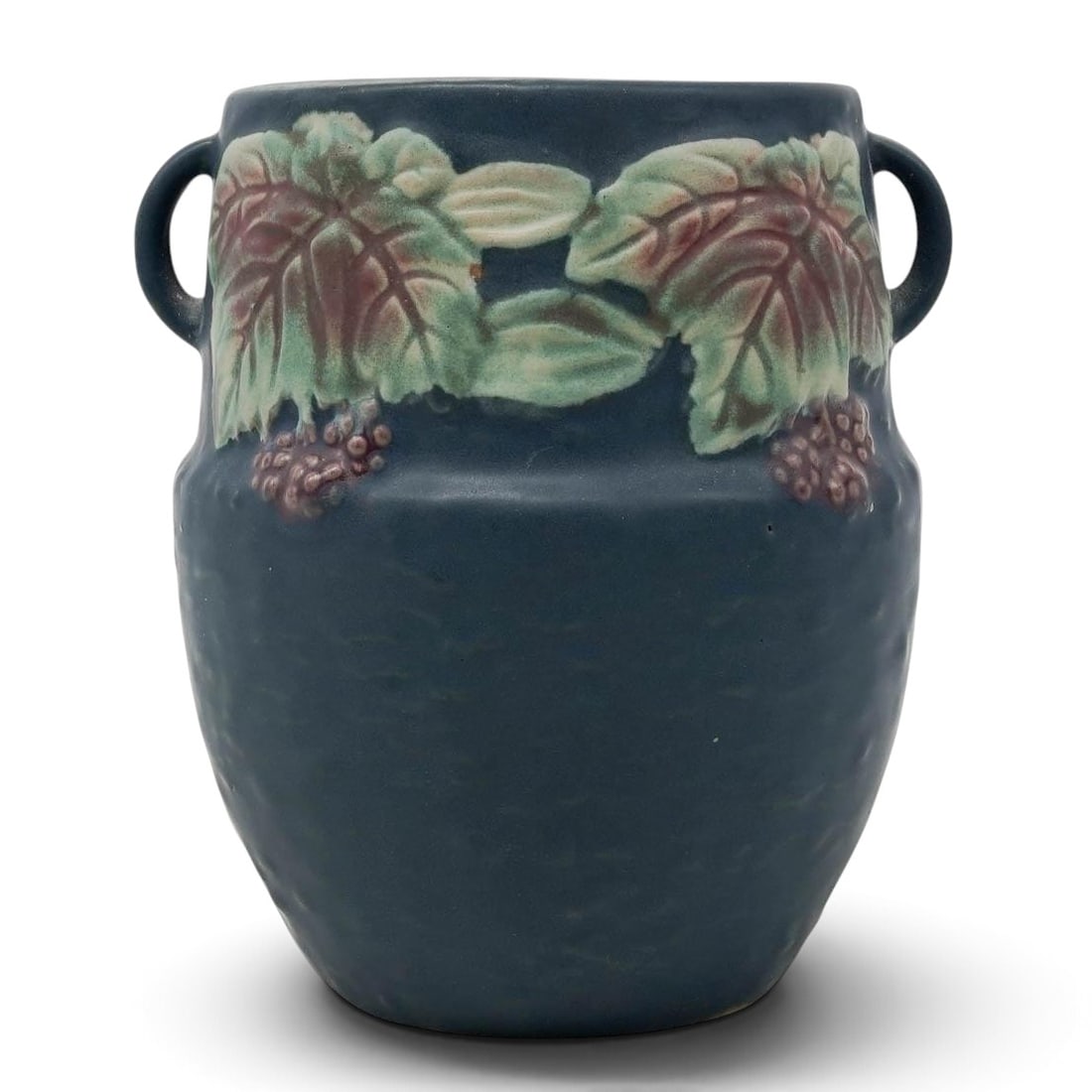 Roseville Blackberry Style Pottery Vase (1 of 8)