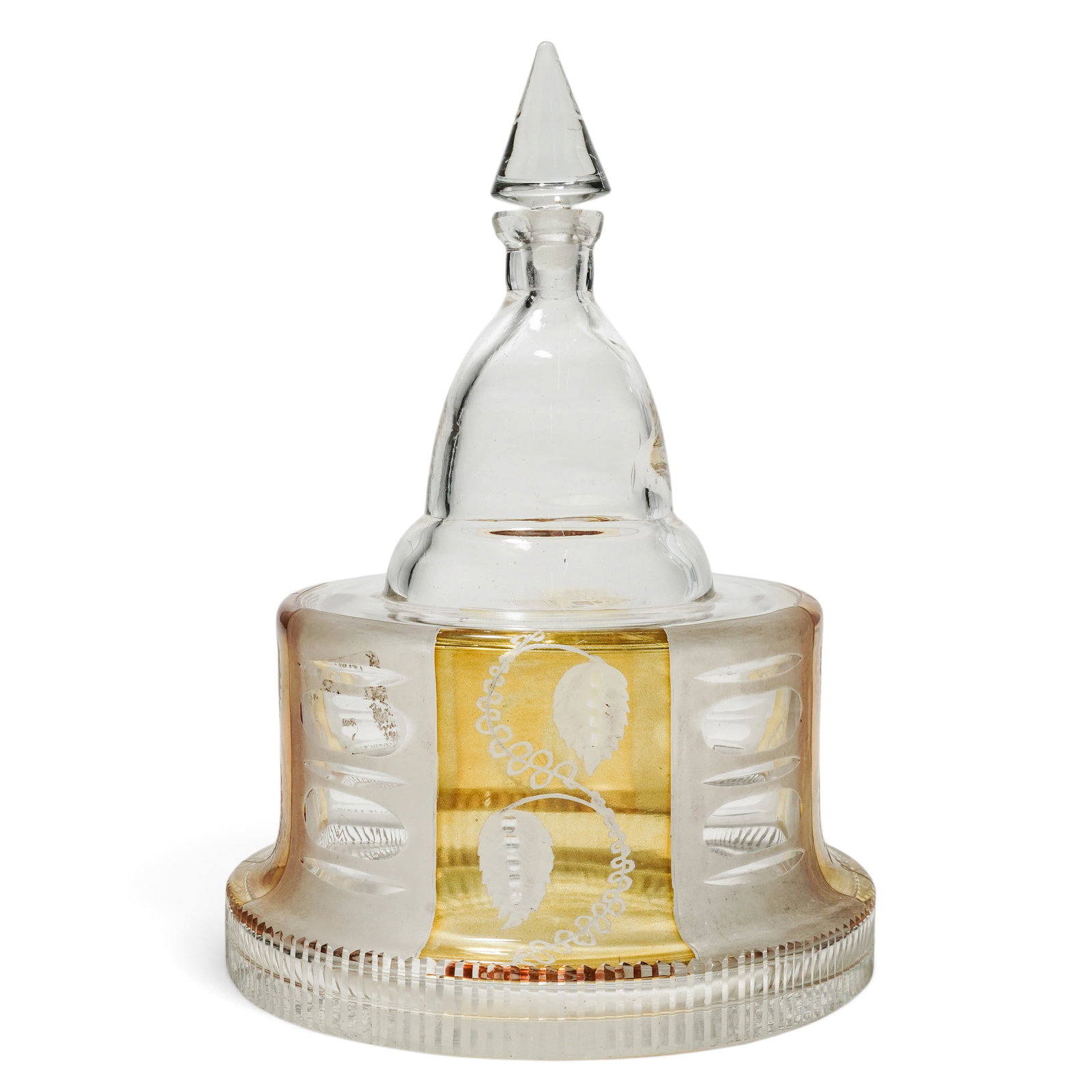 Art Deco Etched Glass Decanter (1 of 6)