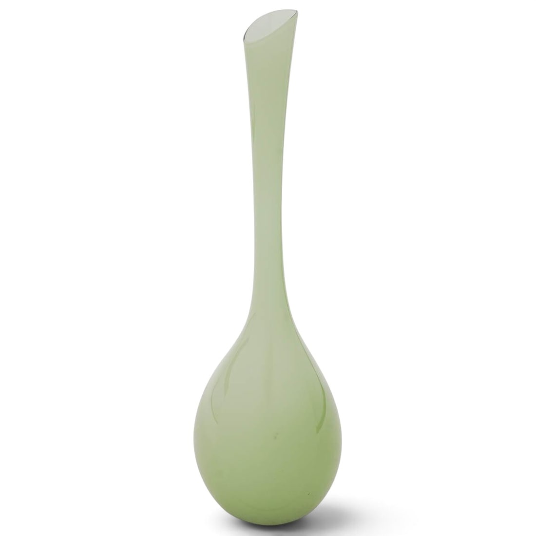Gunnar Ander x Lindshammar Green Art Glass Vase (1 of 3)