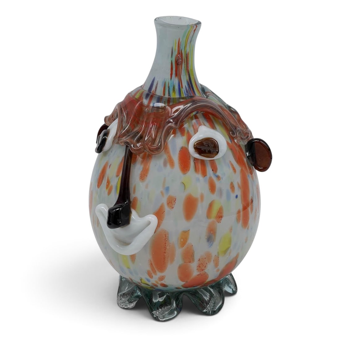 Art Glass Figural Clown Vase (1 of 8)