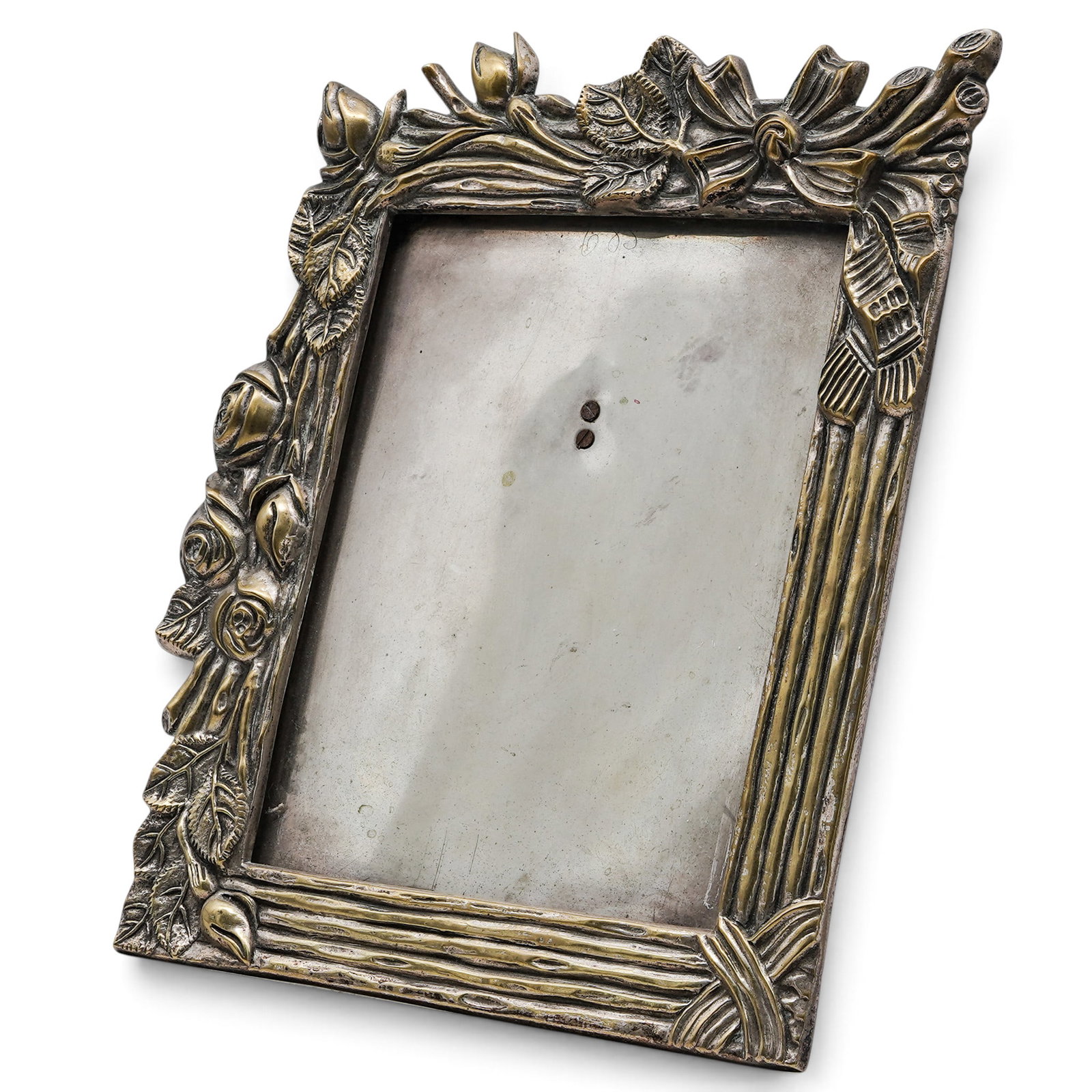 Art Nouveau Style Brass Picture Frame (1 of 6)