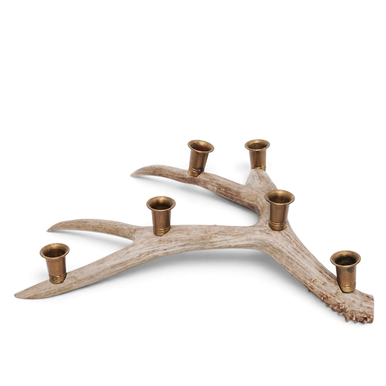 Vintage Rustic Six-Cup Antler Candle Holder (1 of 5)