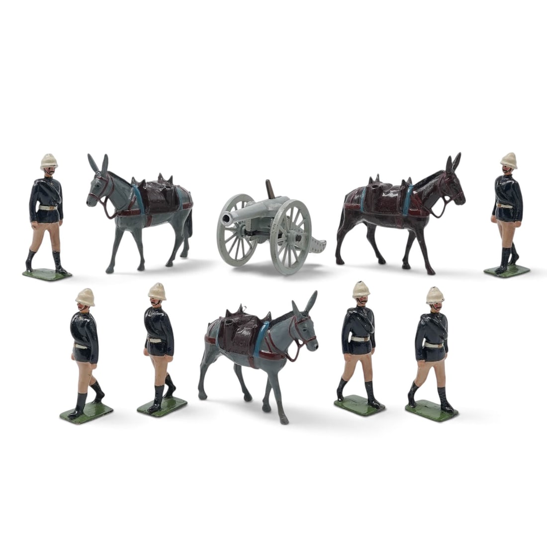 (10 pc) W. Britains Mountain Gun of the Royal Artillery Figurines (1 of 6)