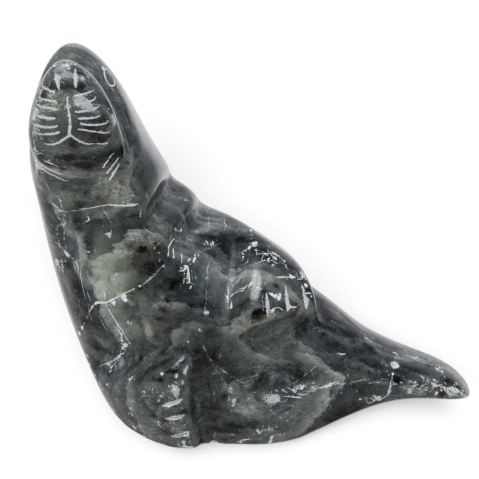 Ross Parkinson (Canadian, 1958-2025) Carved Soapstone Seal Figurine (1 of 5)