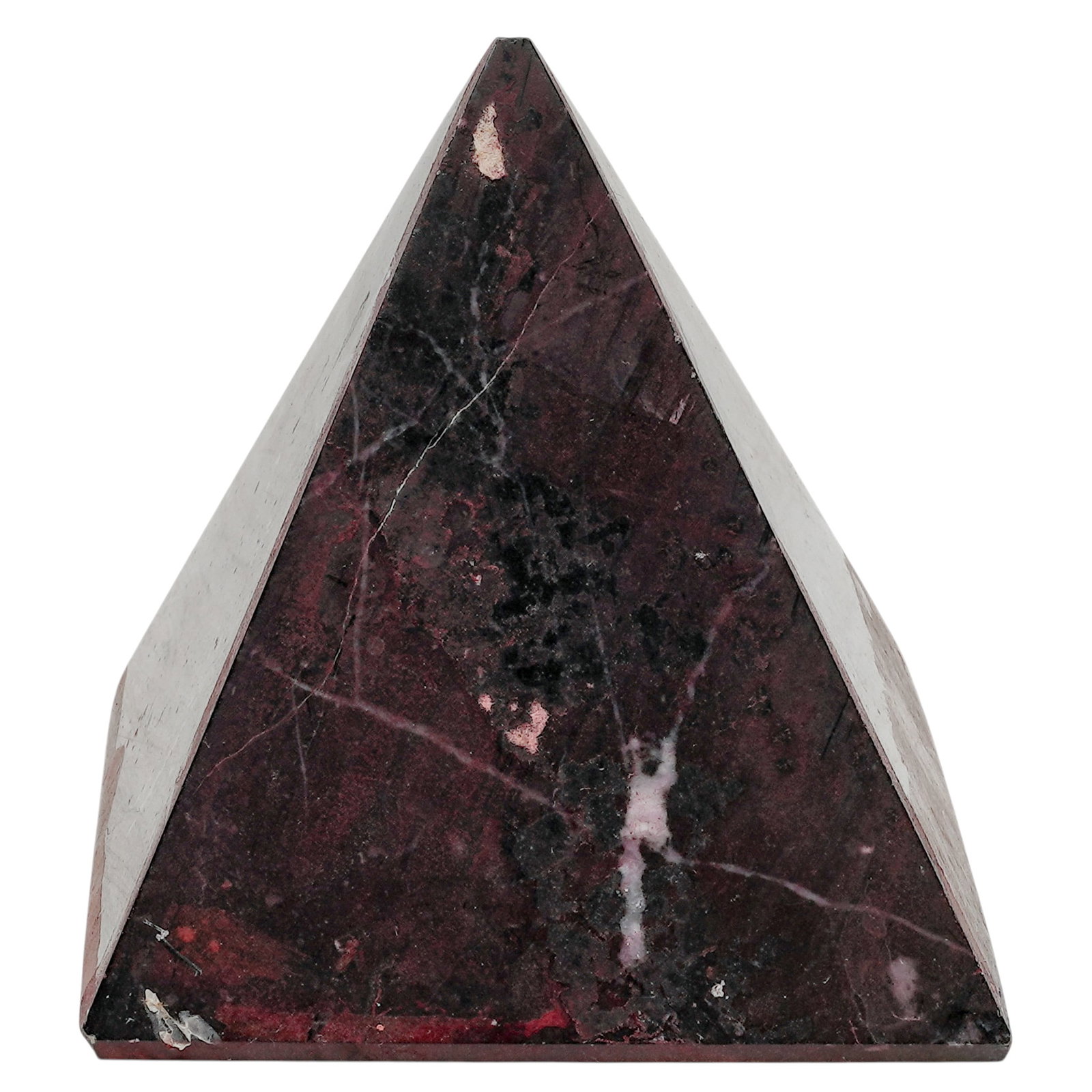 Natural Mineral Tourmaline Specimen Carved Pyramid (1 of 5)