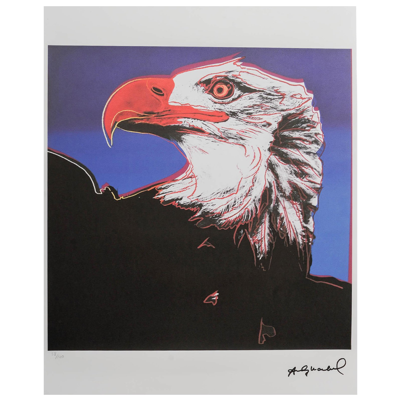 After Andy Warhol "Bald Eagle" Lithograph (1 of 6)
