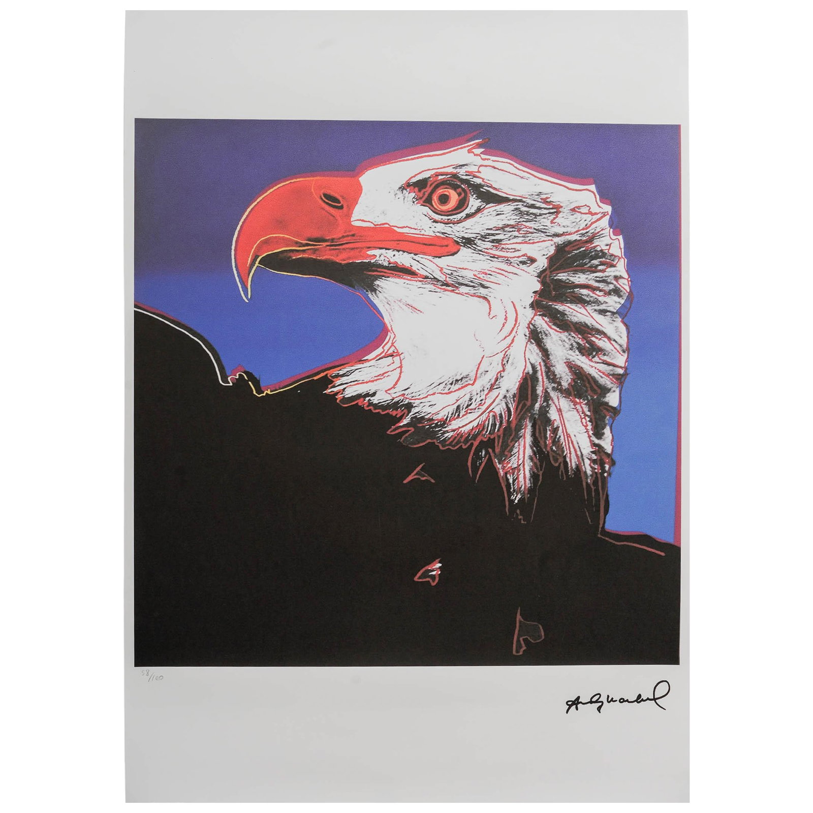 After Andy Warhol "Bald Eagle" Lithograph - 3