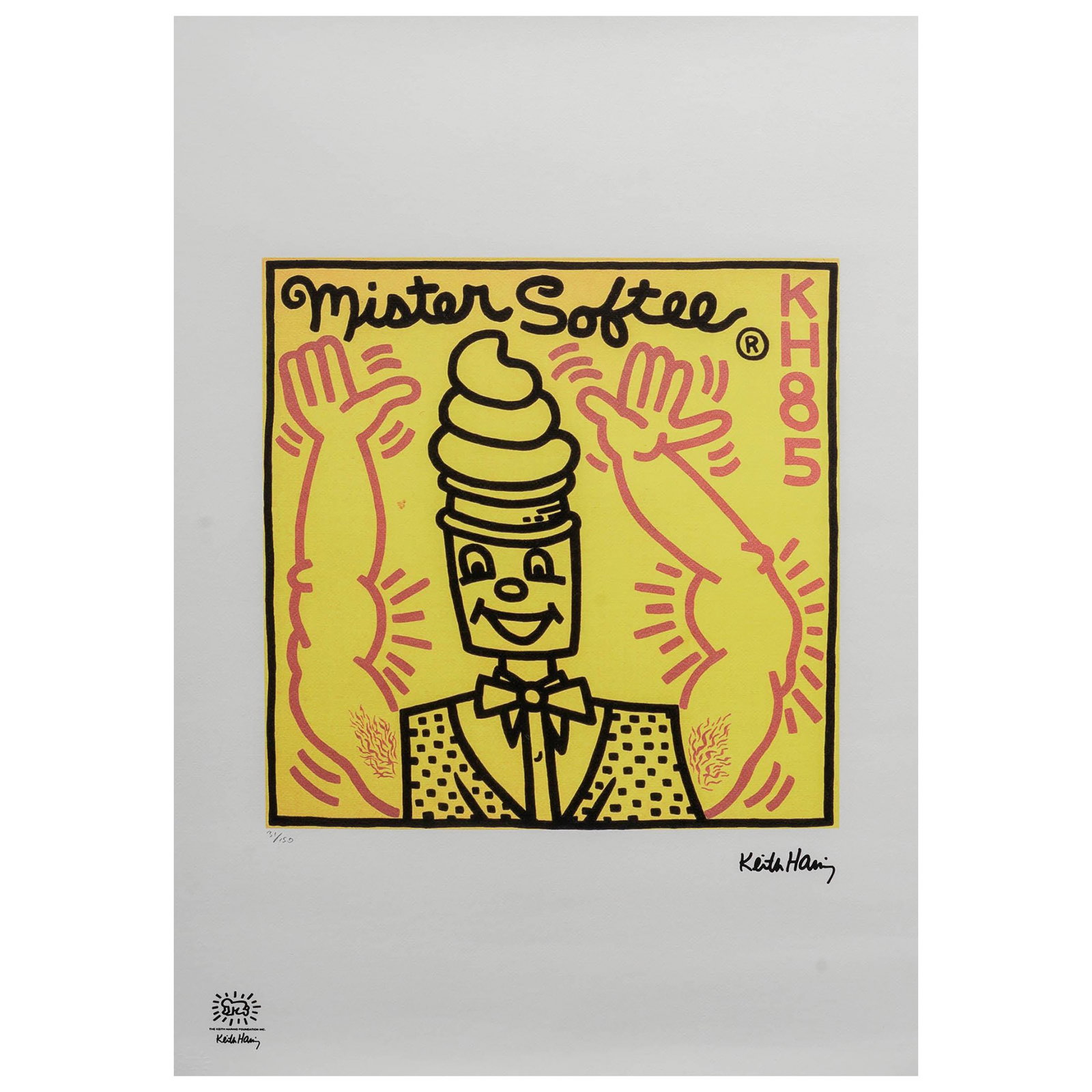 After Keith Haring "Mr. Softee" Lithograph - 2