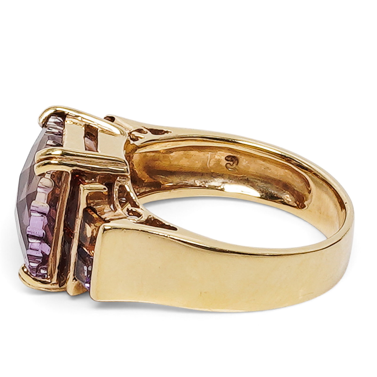 18k Gold Ametrine Ring - 2
