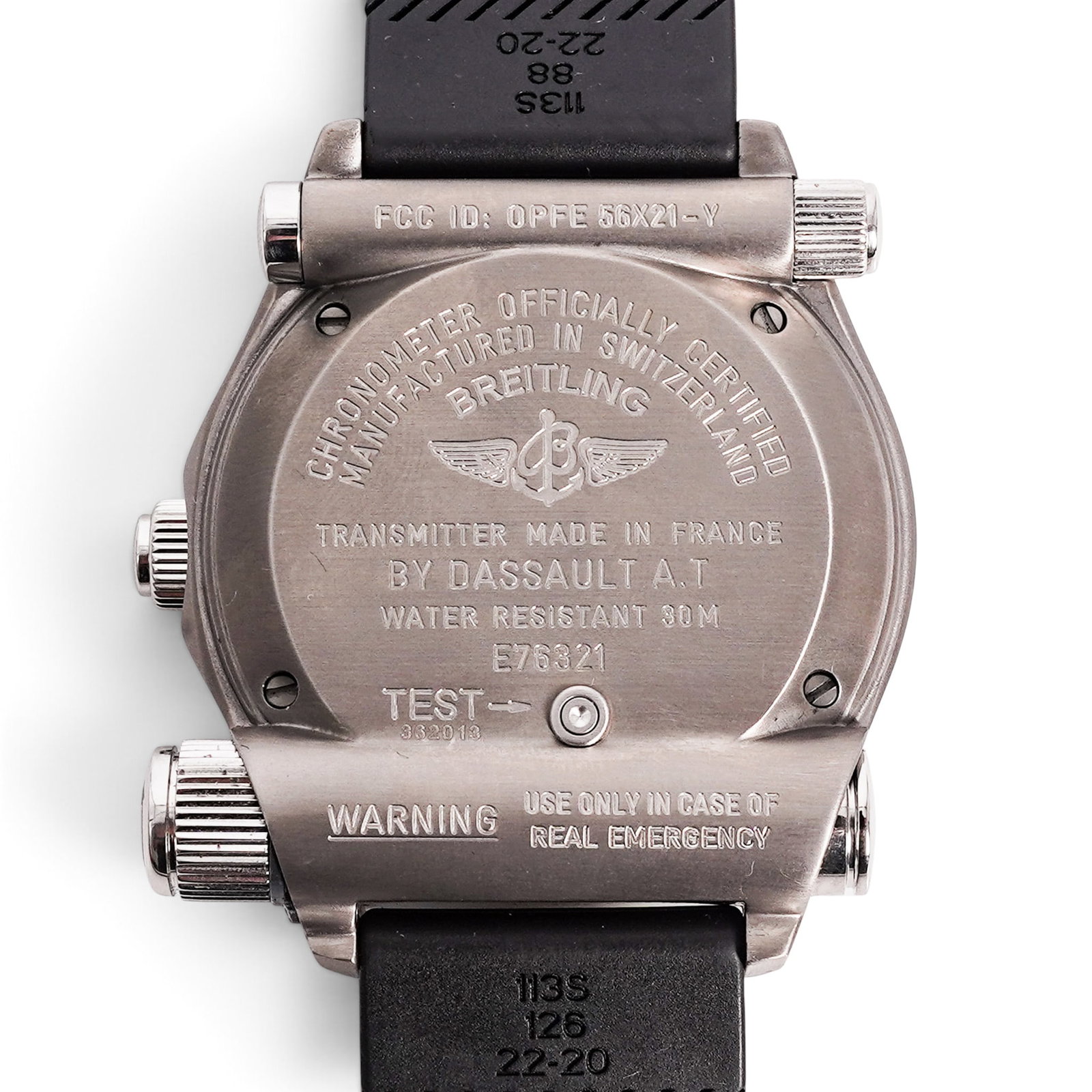 Breitling “Emergency?? Titanium Quartz Watch REF E76321 - 5