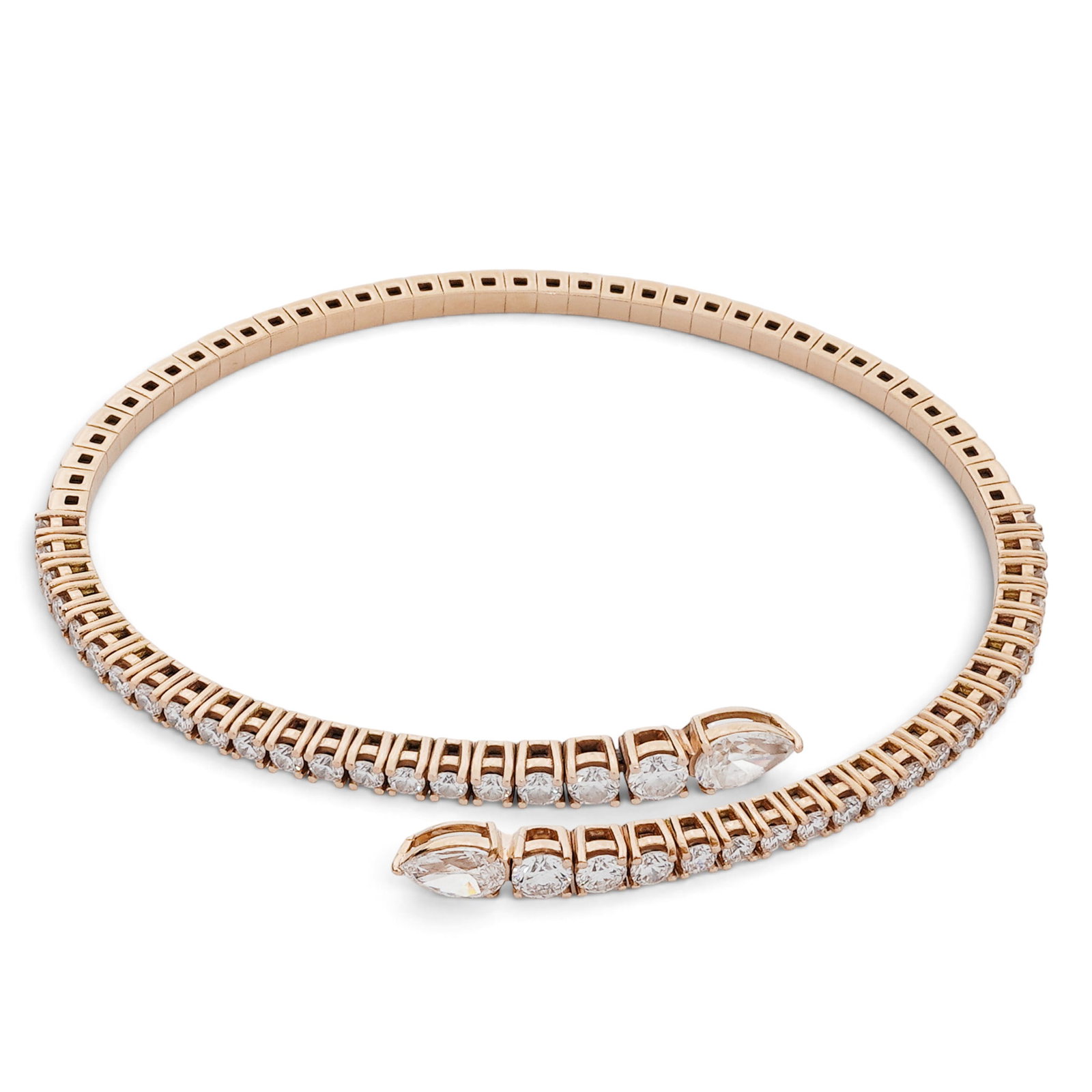 Carl Bucherer 18K Gold & Diamond Bypass Bracelet (1 of 6)