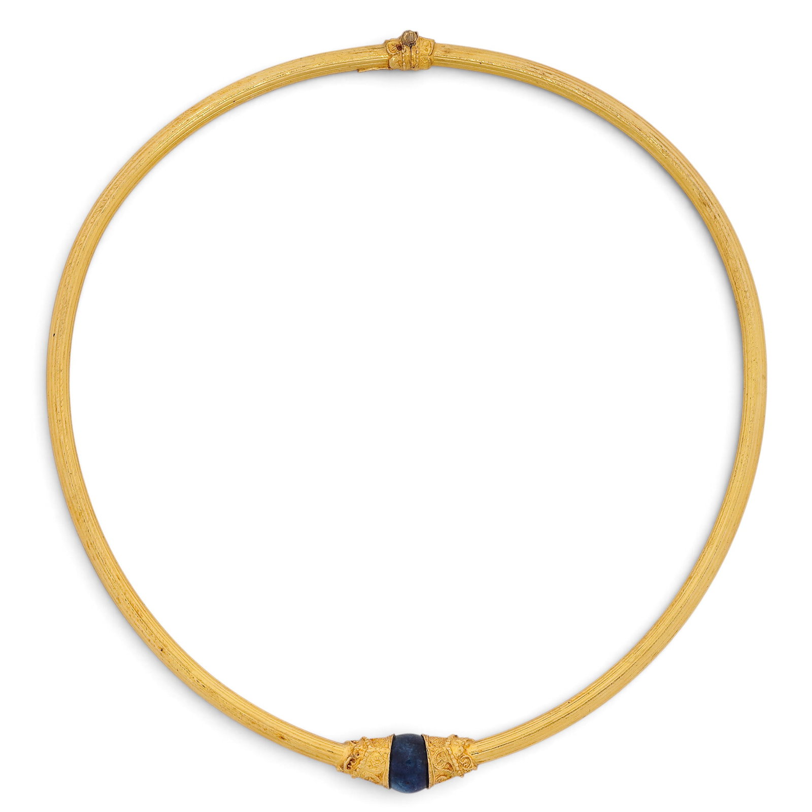 Greek 18K Gold Torque Collar Necklace (1 of 7)
