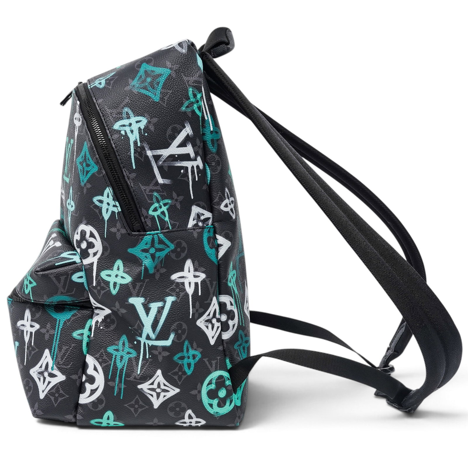 Louis Vuitton "Discovery" Backpack Grafitti Monogram Eclispe - 2