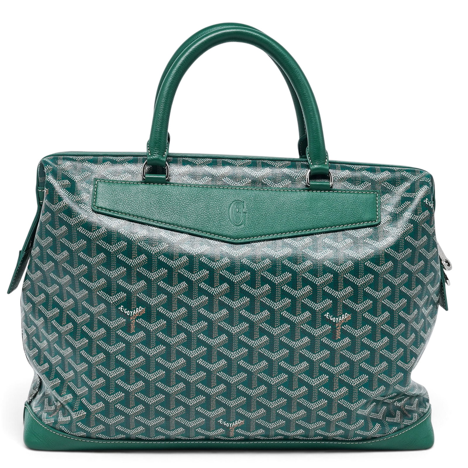 Goyard "Cisalpin" Briefcase Green (1 of 11)