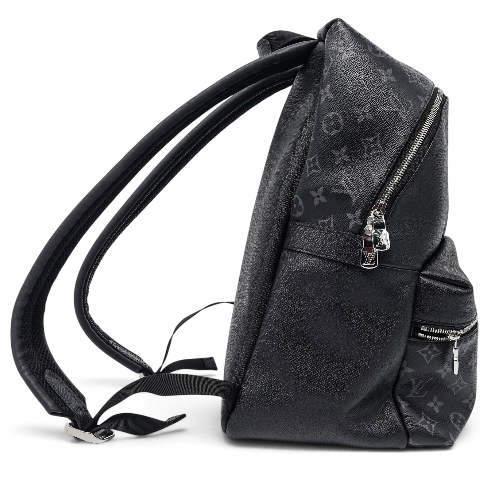 Louis Vuitton "Discovery" Monogram Eclipse Taigarama Backpack - 12