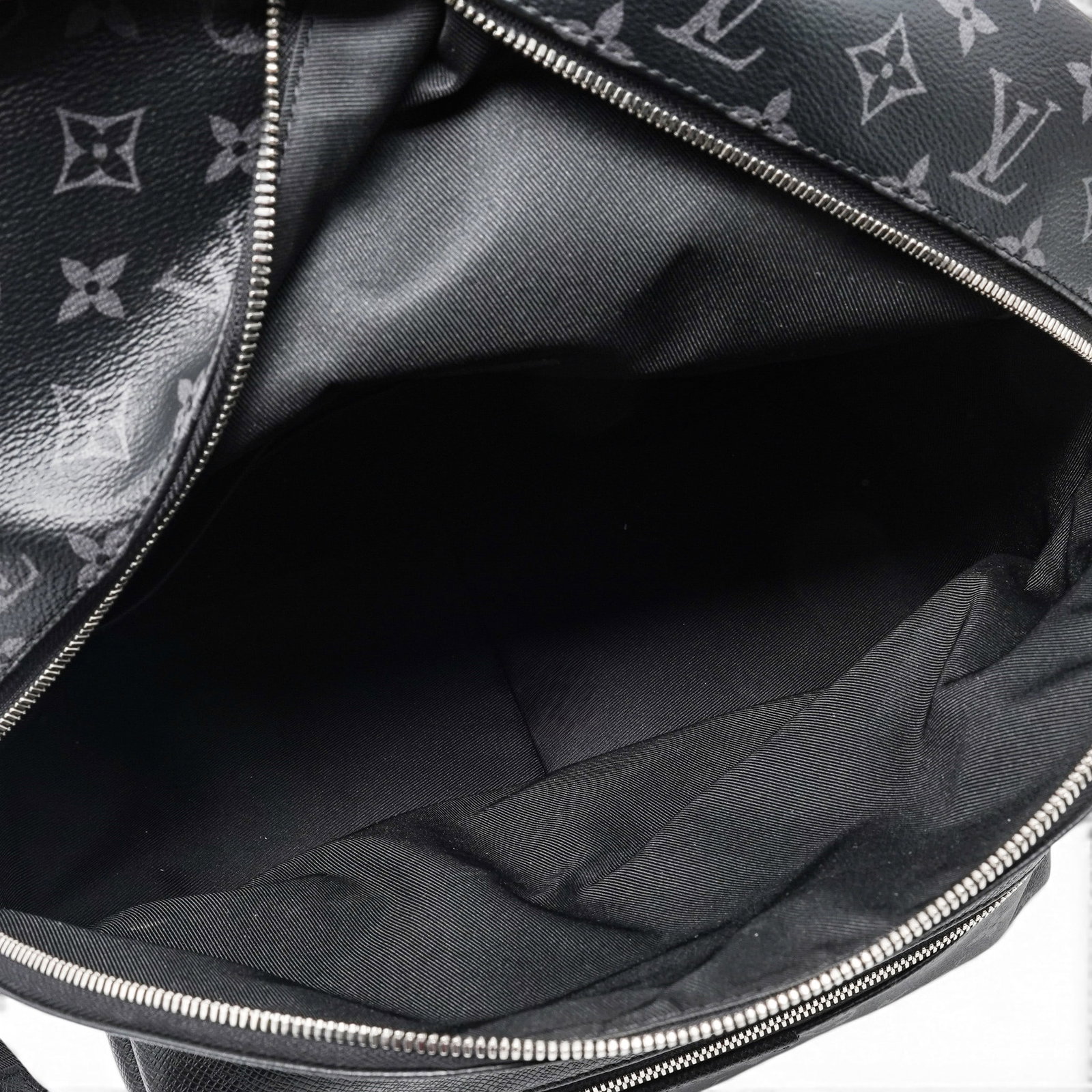 Louis Vuitton "Discovery" Monogram Eclipse Taigarama Backpack - 9