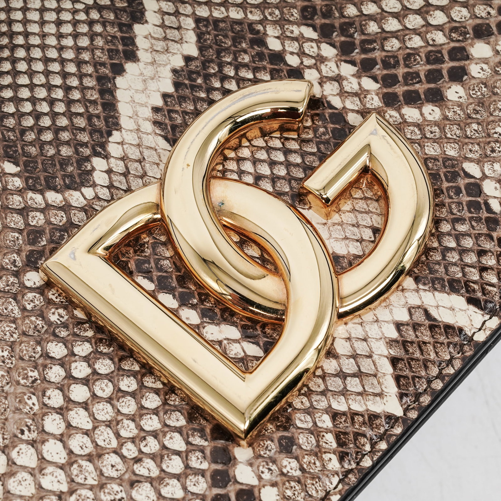 Dolce & Gabbana "Millennials" DG Python Crossbody Bag - 10
