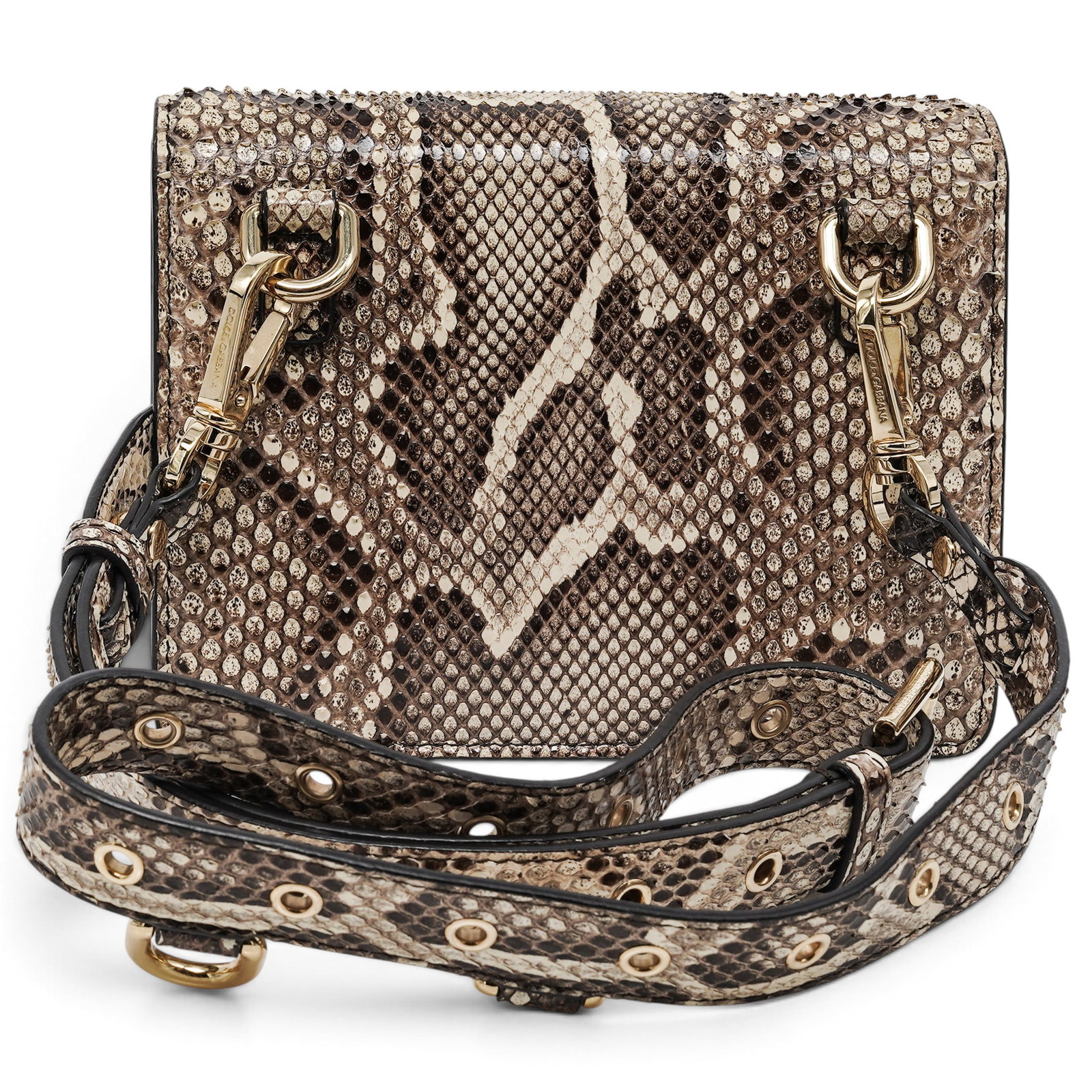 Dolce & Gabbana "Millennials" DG Python Crossbody Bag - 4