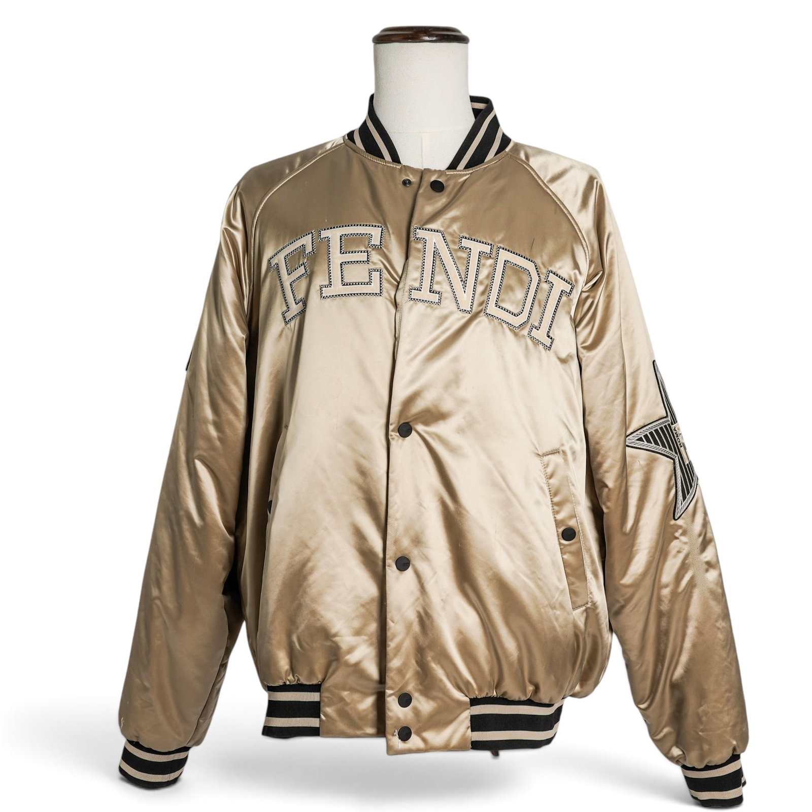 Fendi Men's Logo Puffer Varsity Jacket (1 of 17)