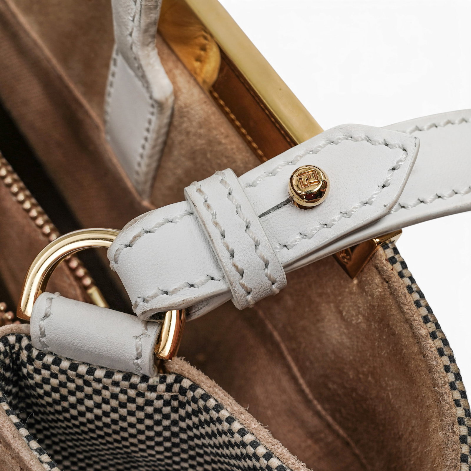 Fendi "2 Jours" Multicolor Python & Leather - 15