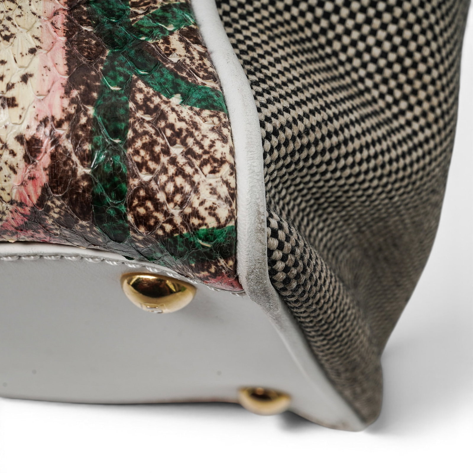 Fendi "2 Jours" Multicolor Python & Leather - 9