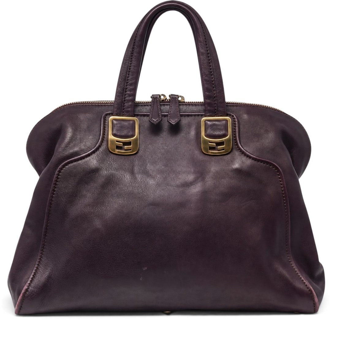 Fendi "Chameleon" Bag Purple Leather (1 of 12)