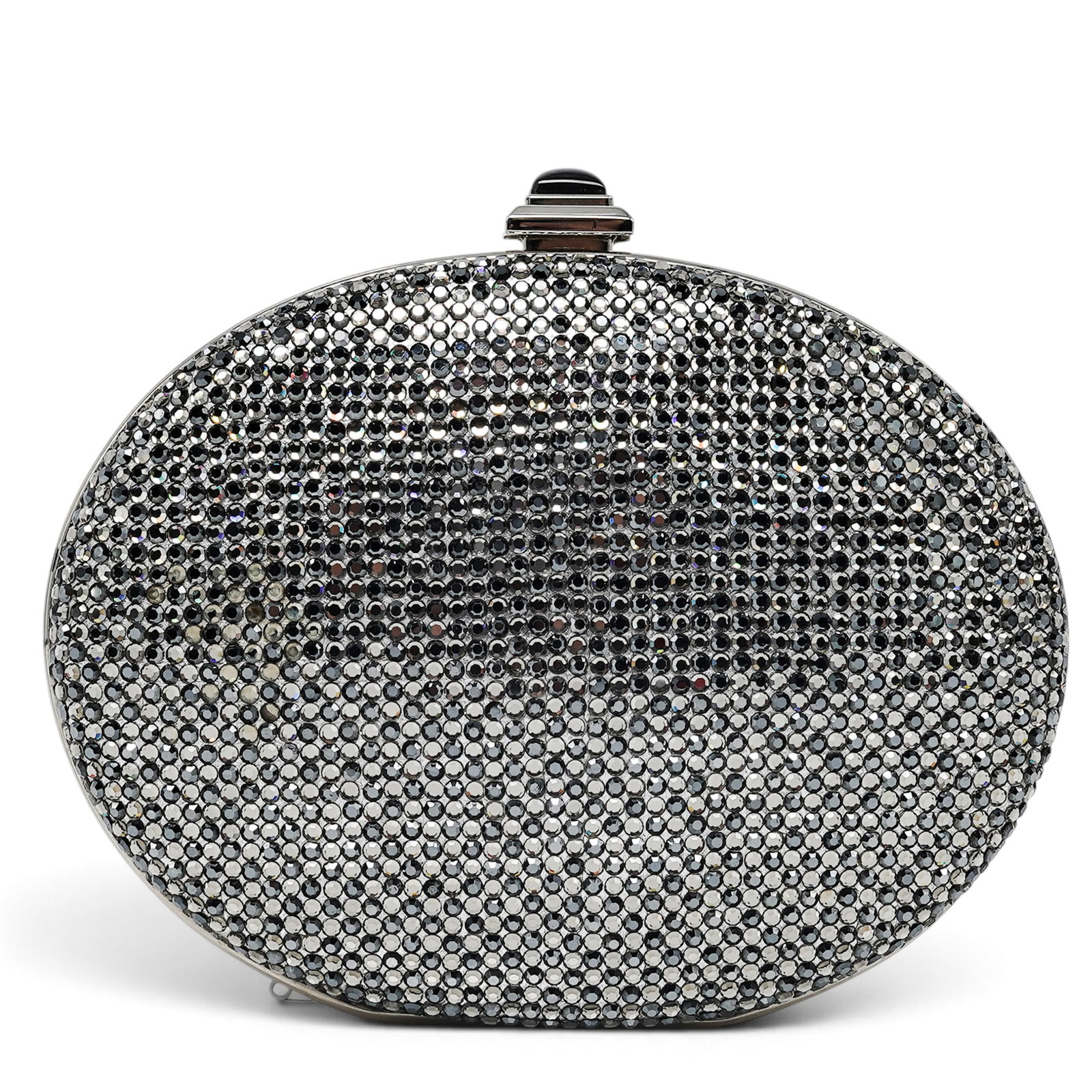 Judith Leiber Crystal Egg Minaudiere Grey (1 of 12)