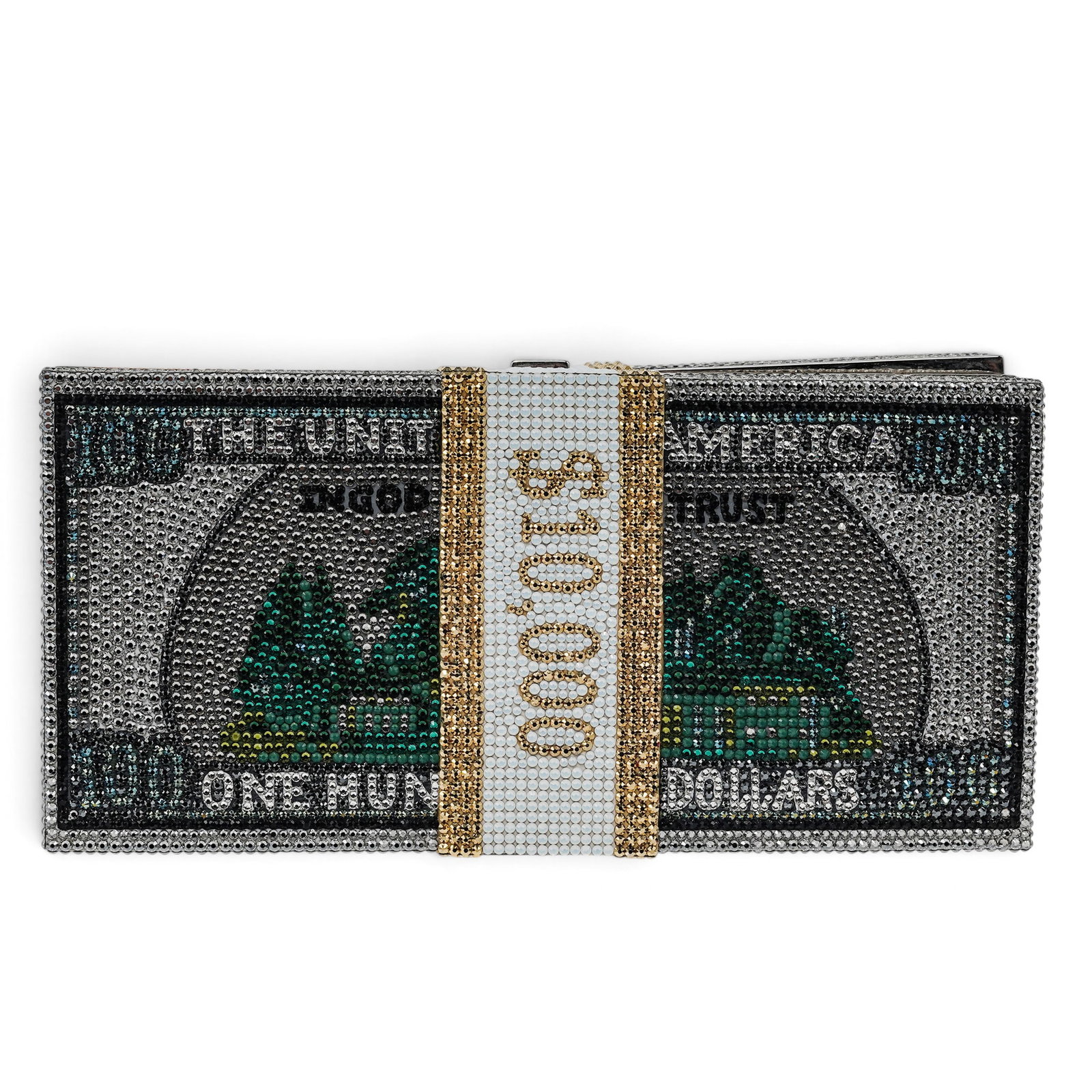 Judith Leiber $100 Bill Crystal Minaudière (1 of 11)