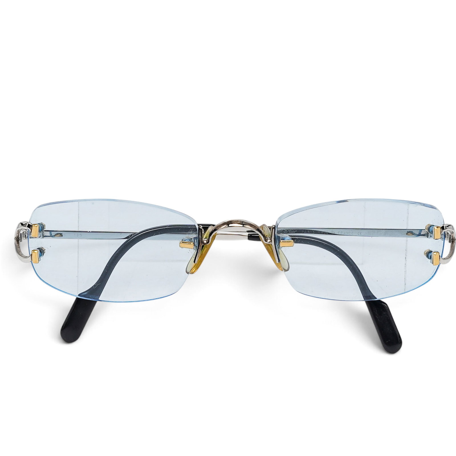 Cartier "C Decor" Vintage Silver Eyeglasses (1 of 8)