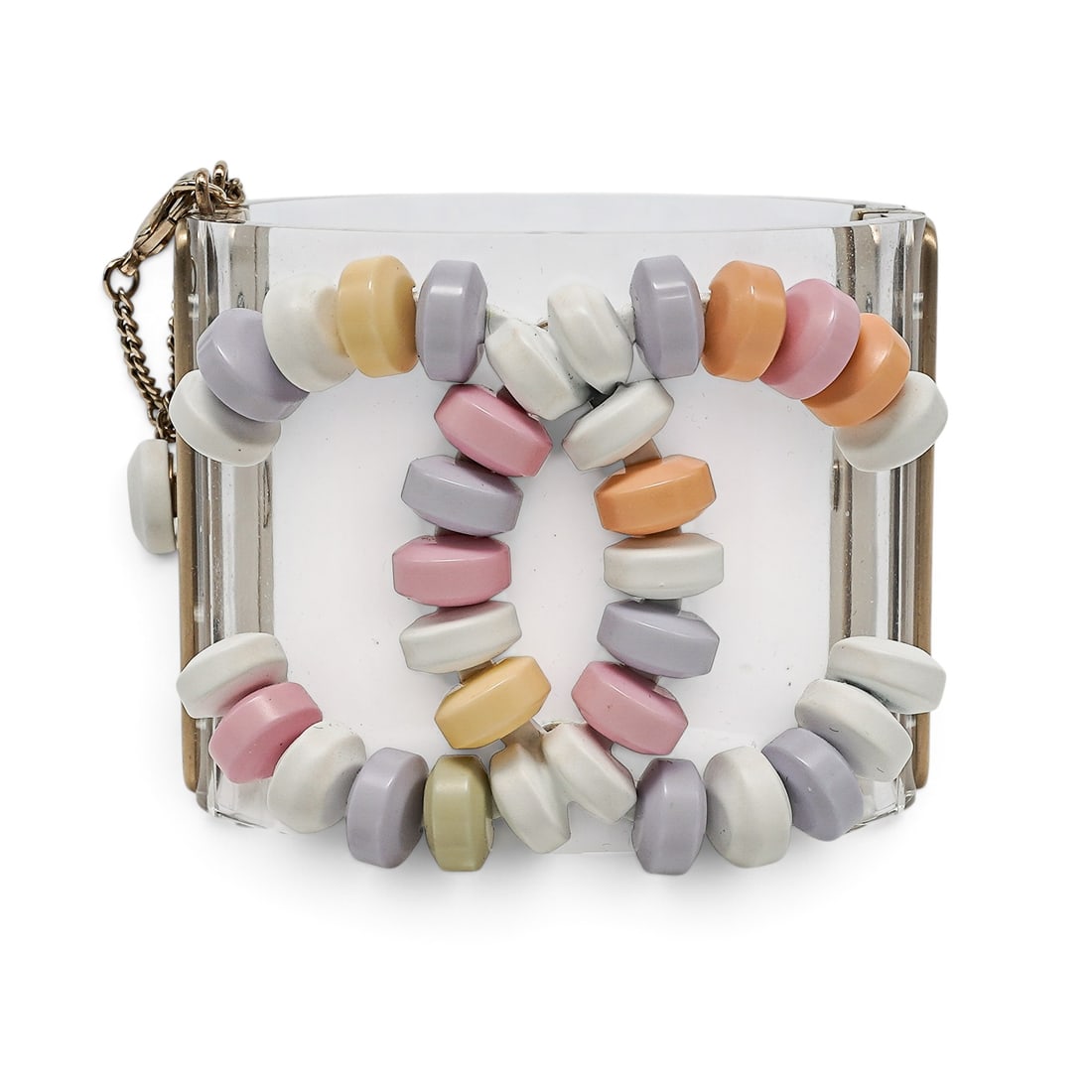 Chanel "Candy Sweetie" CC Lucite Cuff Bracelet (1 of 7)