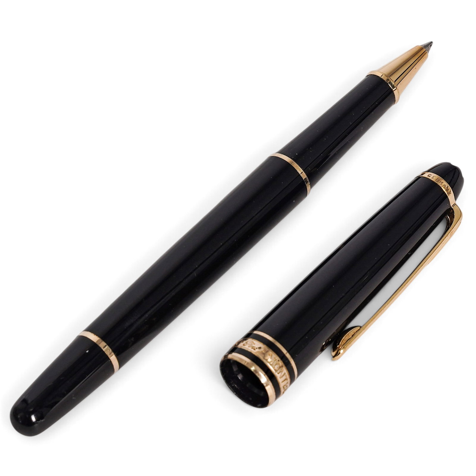 Montblanc Black & Gold Meisterstück Ballpoint Pen (1 of 6)