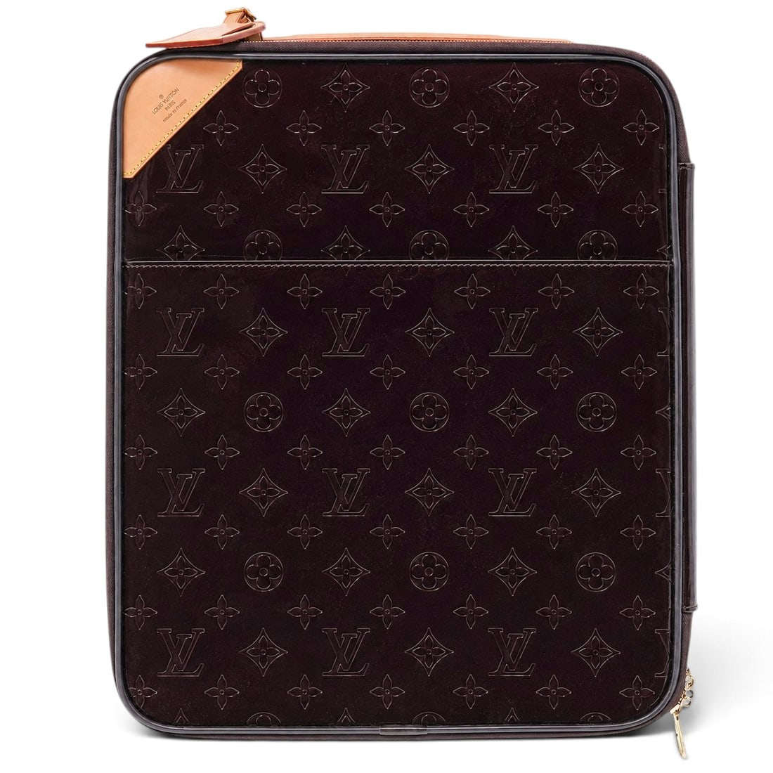 Louis Vuitton "Pegase" 45 Amarante Vernis Leather: Louis Vuitton "Pegase" 45 Amarante Vernis Leather 2011, France Louis Vuitton Pegase 45 crafted from Amarante Vernis leather with a glossy finish. Features wheeled base, telescopic handle, and spacious